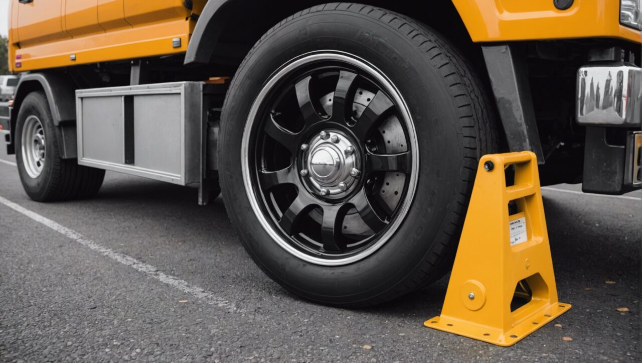 découvrez l'importance capitale d'une cale de roue pour la sécurisation des camions et la prévention des accidents sur la route.